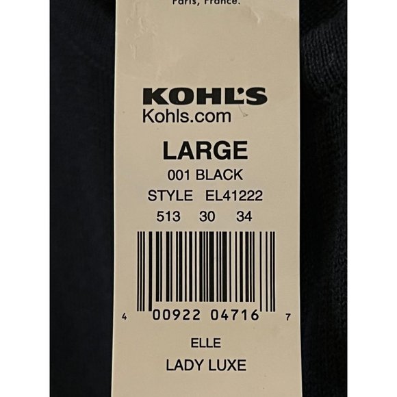 NEW Elle Cardigan Sequins Academia Long Sleeve Button Up Black Lady Luxe Large - Picture 8 of 11